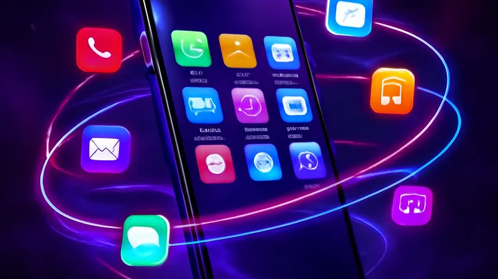 5PG COM Sleek smartphone floating in space